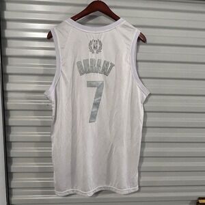 Nike Kevin Durant Brooklyn Nets NBA Jersey White Silver MVP MMXIV Mens Size XL